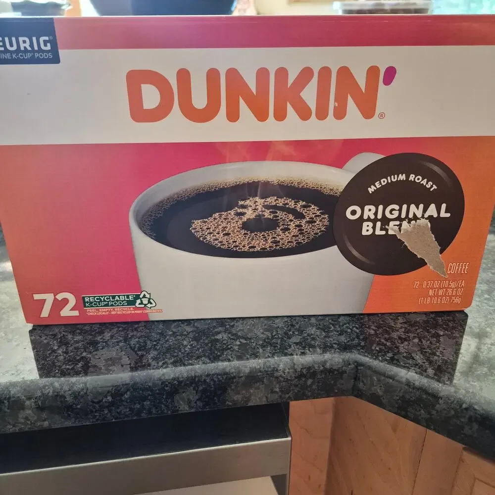NEW Dunkin' Original Blend Coffee Medium Roast, Keurig K-Cup Pods 72 count
